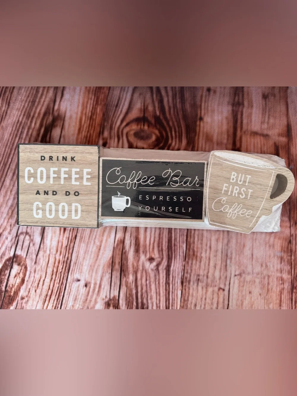 Target Bullseye Playground Mini Coffee Bar Signs